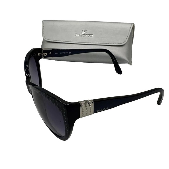 New‎ Swarovski Eileen SW 87 92W Blue Frame 58-16-135 Sunglasses & Case main image 8